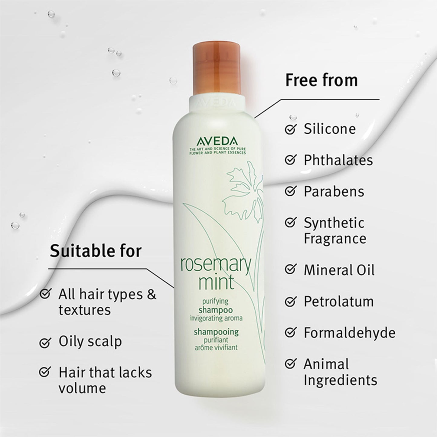 Aveda Rosemary Mint Clarifying Shampoo for Hair Growth