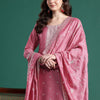 Dhiyona IE Ethnic Motifs Embroidered Sequinned Kurta With Trousers & Dupatta