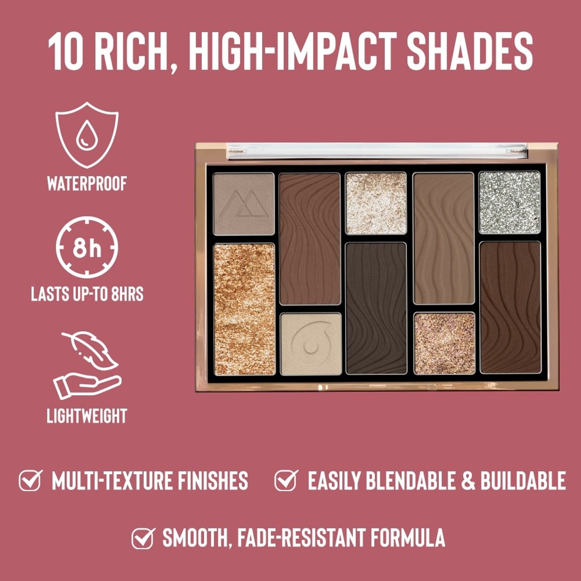Character 10 Color Eyeshadow Palette - CEP002
