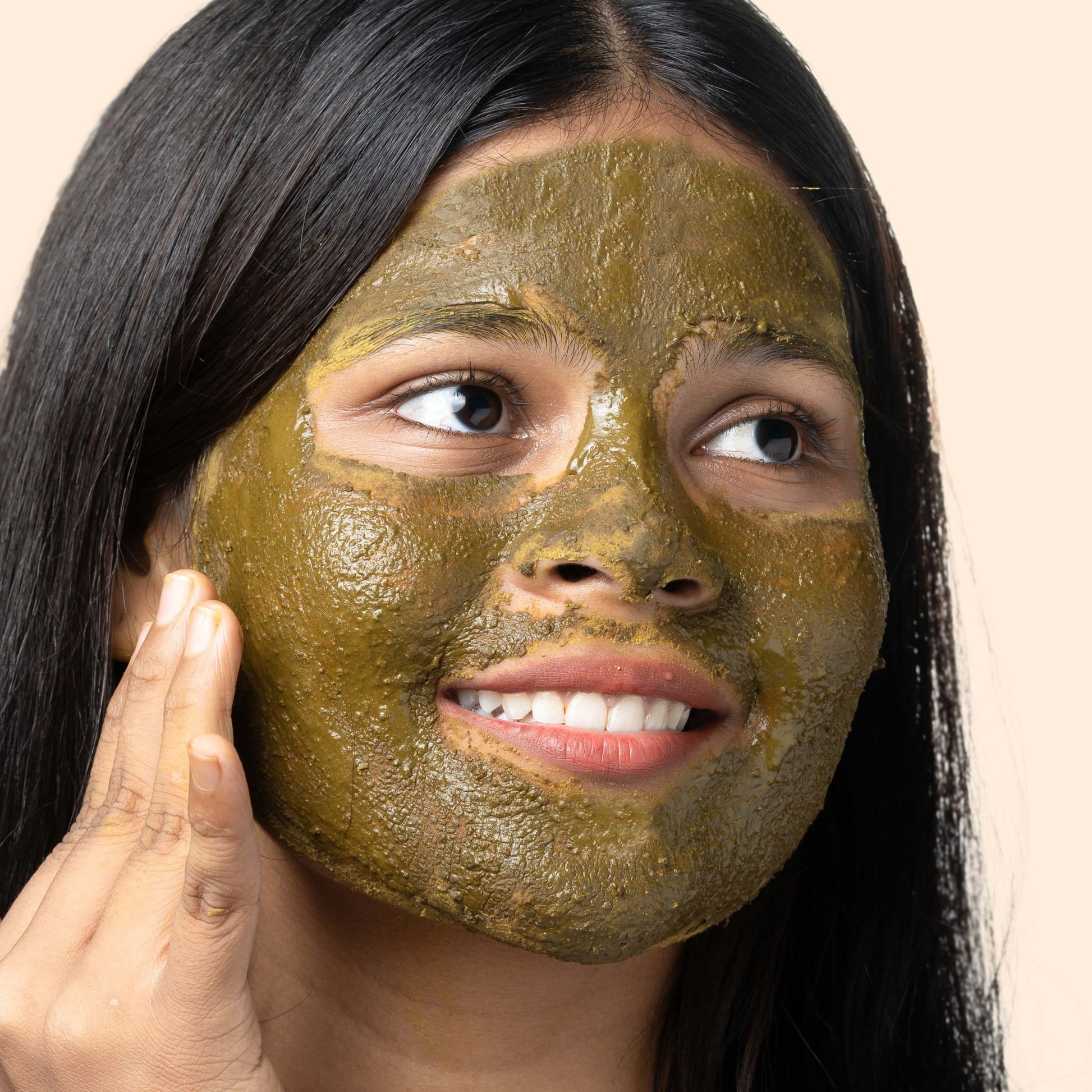 Nat Habit Neem Ajwain Ksheer Lepa, Clay Face Mask for Acne & Blemish Prone Skin, Ayurvedic Face Pack