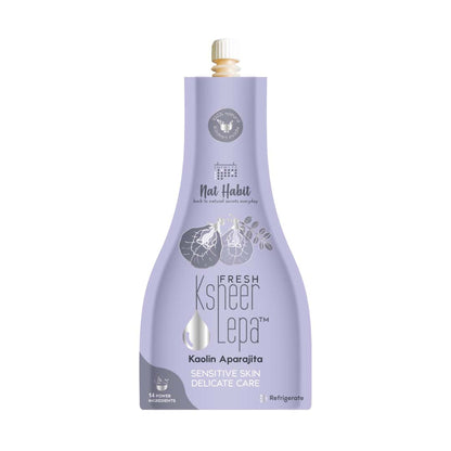 Nat Habit Kaolin Aparajita Ksheer Lepa, Face Mask for Sensitive Skin Delicate Care, Ayurvedic Pack