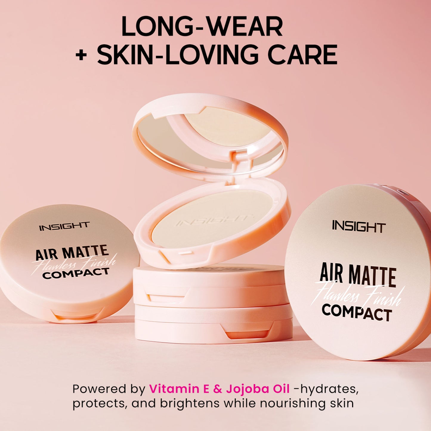 Insight Cosmetics Air Matte Flawless Finish Compact - Warm Caramel