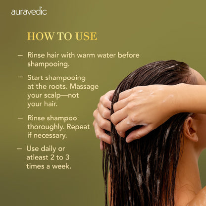 Auravedic Rosemary Shampoo For Hair Growth Anti Hair fall control shampoo