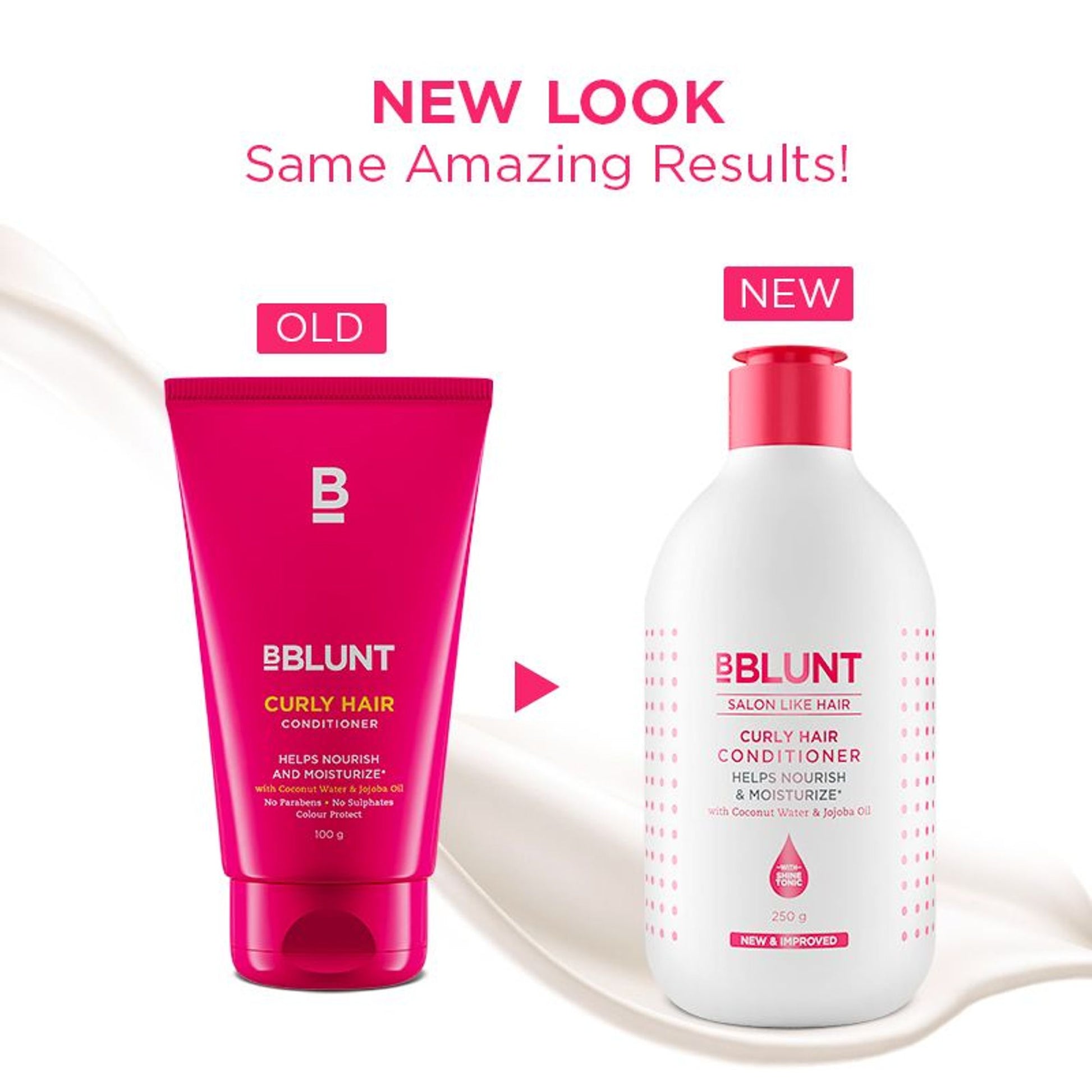 BBlunt Curly Hair Conditioner With Coconut Water & Jojoba Oil For Salon Like Curls At Home