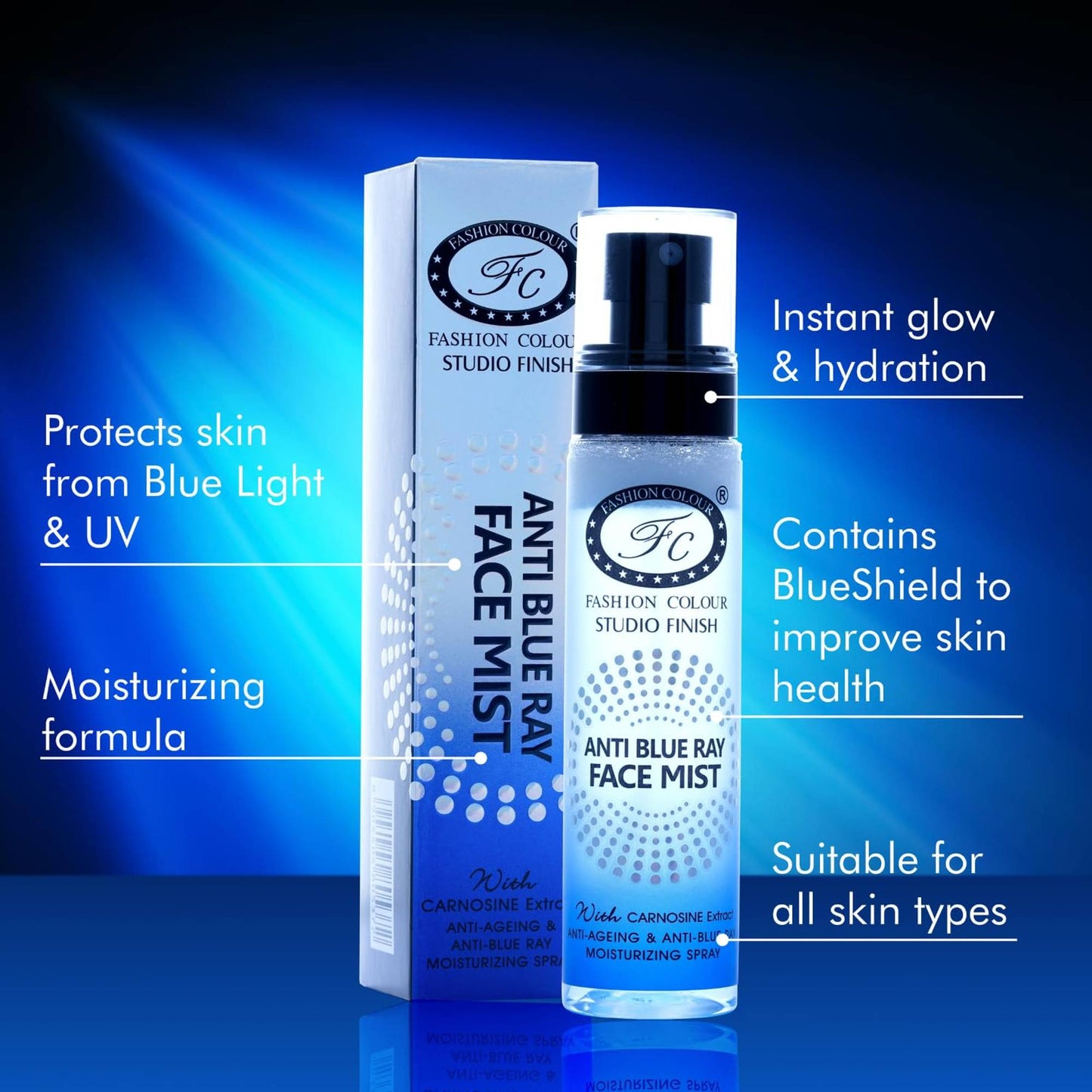 FASHION COLOUR Studio Finish Anti Blue Ray Face Mist