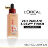 L’Oreal Paris Infallible 24H Tinted Serum Foundation, Lightweight, Dewy & Radiant - Neutral Light