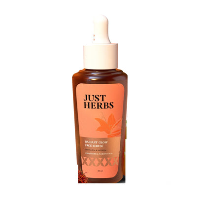 Just Herbs Radiant Glow Face Serum - Mandarin and Saffron