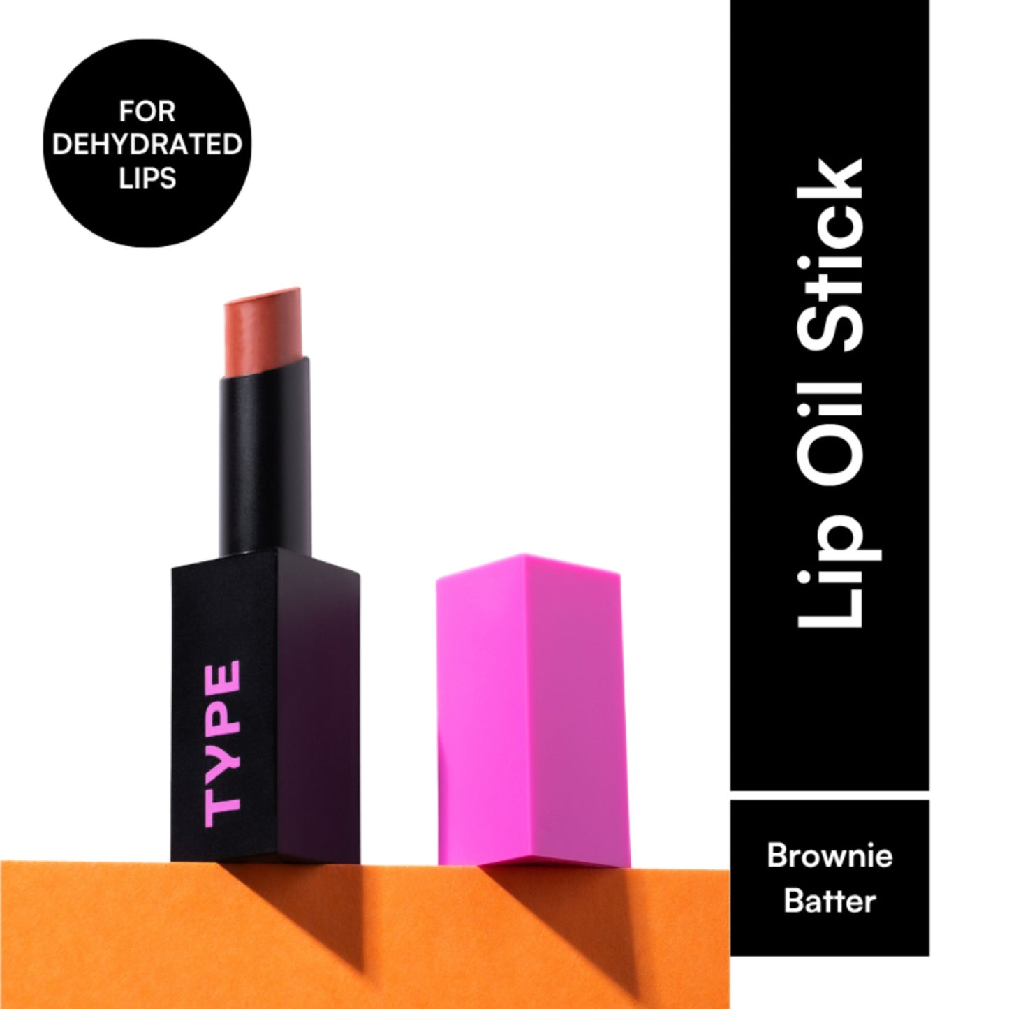 TYPE Beauty Soak It Lip Oil Stick - 605 Brownie Batter