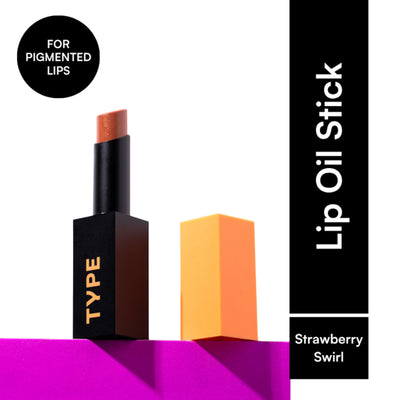 TYPE Beauty Light Up Lip Oil Stick - 603 Strawberry Swirl