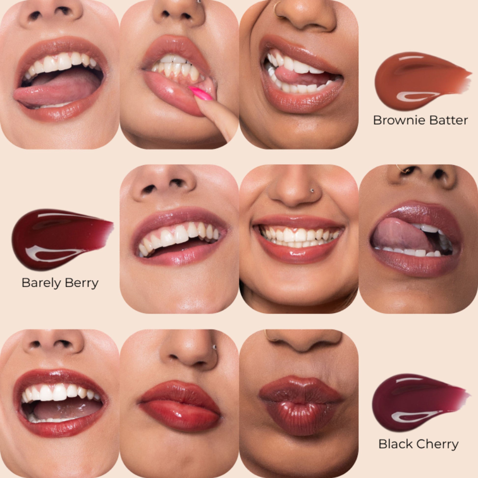 TYPE Beauty Light Up Lip Oil Stick - 605 Brownie Batter