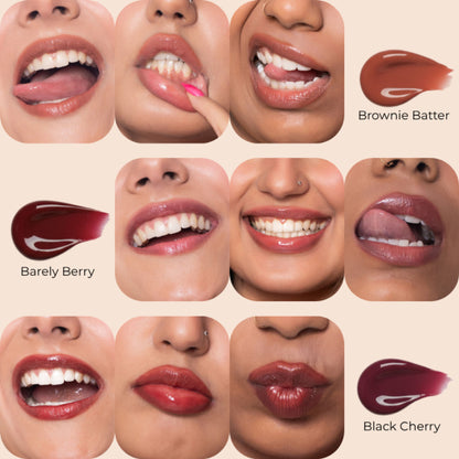 TYPE Beauty Light Up Lip Oil Stick - 606 Black Cherry