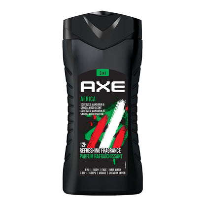 Axe Africa 3 In 1 Body, Face & Hair Wash For Men