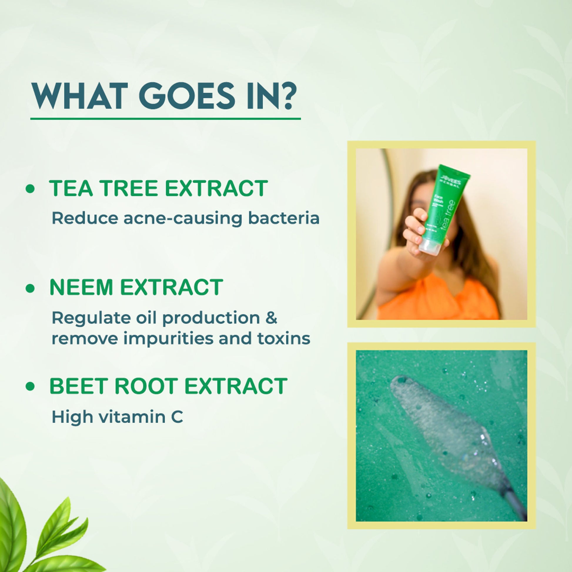 Jovees Herbal Tea Tree Oil Control Face Wash