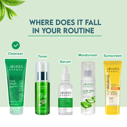 Jovees Herbal Tea Tree Oil Control Face Wash