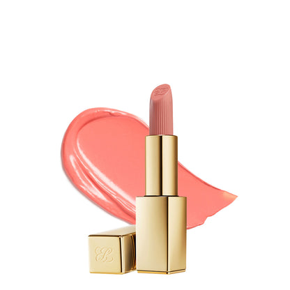 Estee Lauder Pure Color Lipstick in Emerald Crème, vibrant green lipstick tube with the lipstick bullet visible.