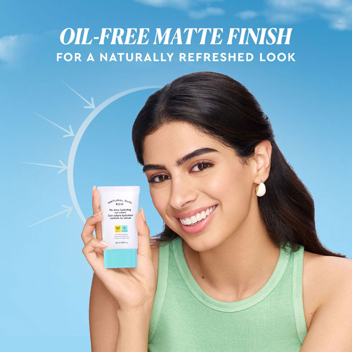 The Face Shop Korean Hydrating, Oil Free Sunscreen SPF 50+ PA++++ for Matte Finish