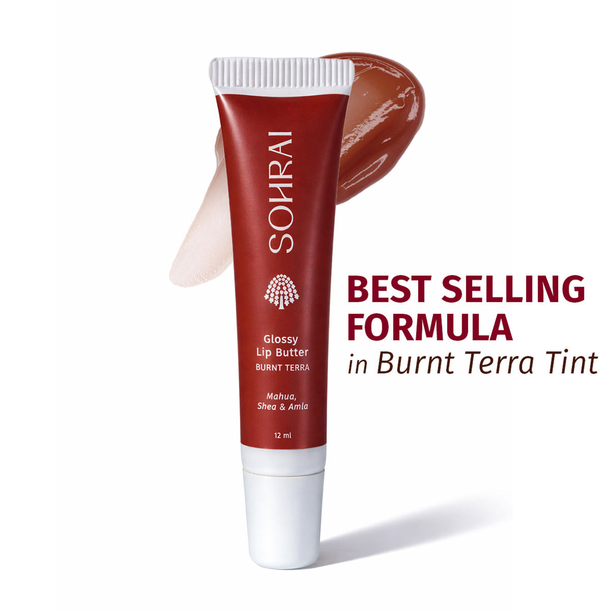 SOHRAI Glossy Lip Butter - Burnt Terra