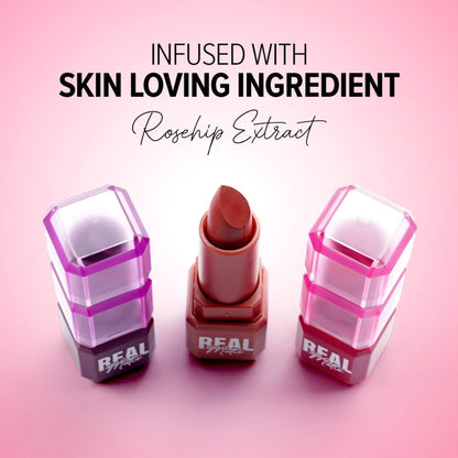 Mila Beauté Real Matte Lipstick Long Lasting & Enriched - 02 Apricot Nude