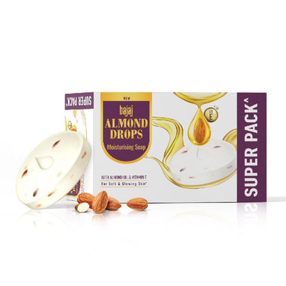 Bajaj Almond Drops Moisturizing Soap - Pack Of 5