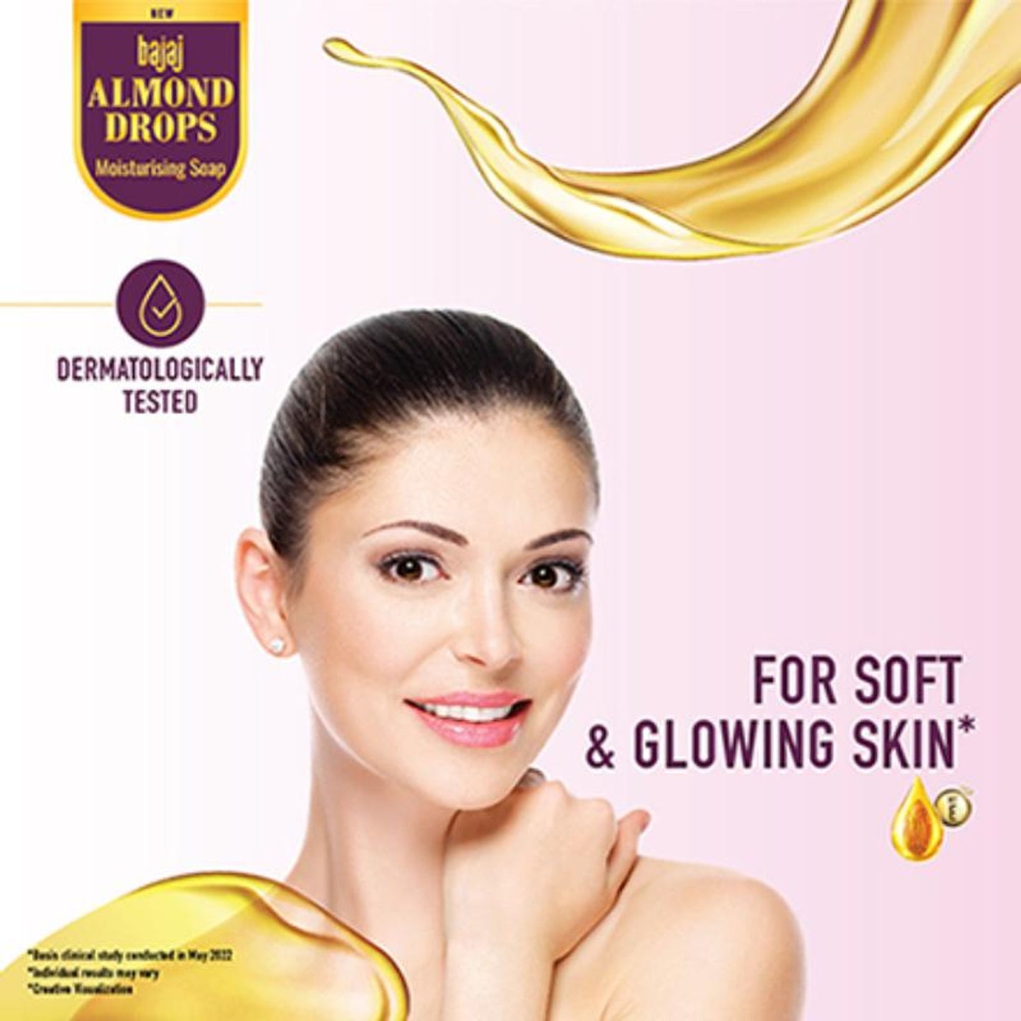 Bajaj Almond Drops Moisturizing Soap - Pack Of 5