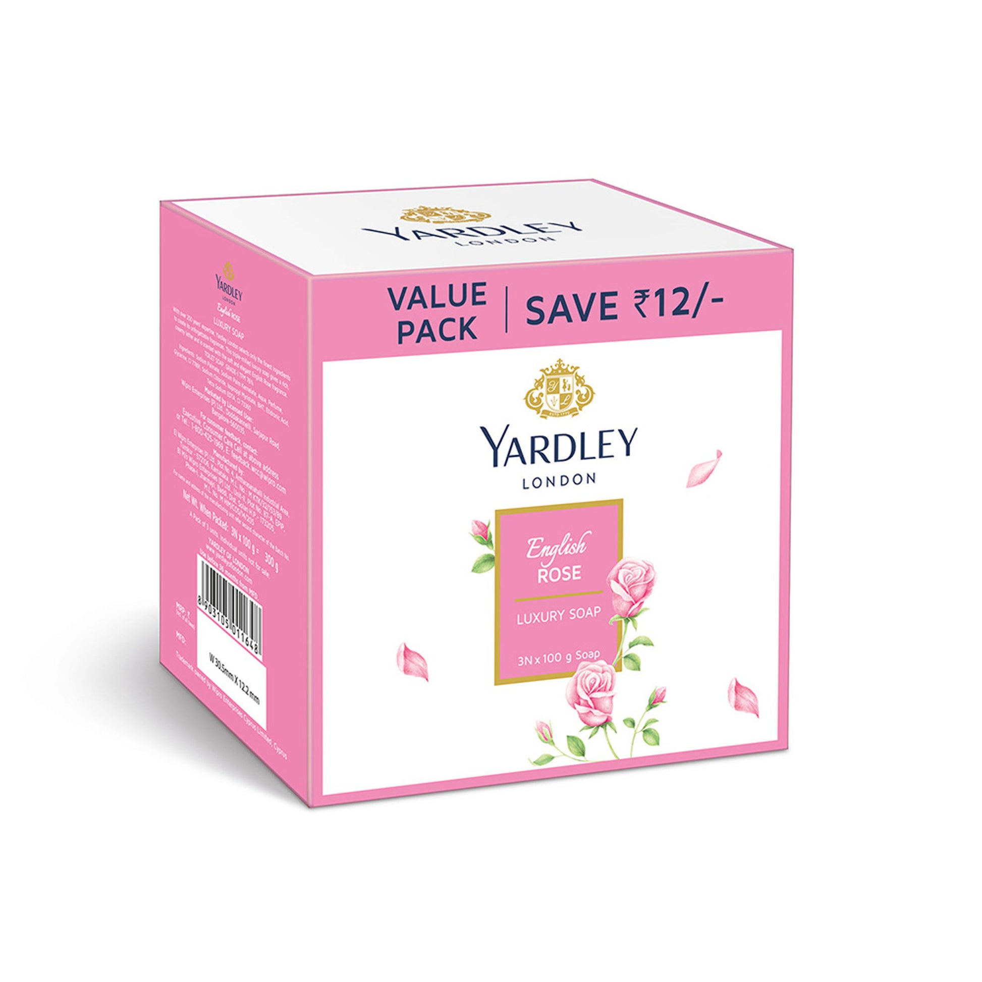 Yardley London English Rose Soap(Pack Of 3) Save RS. 30