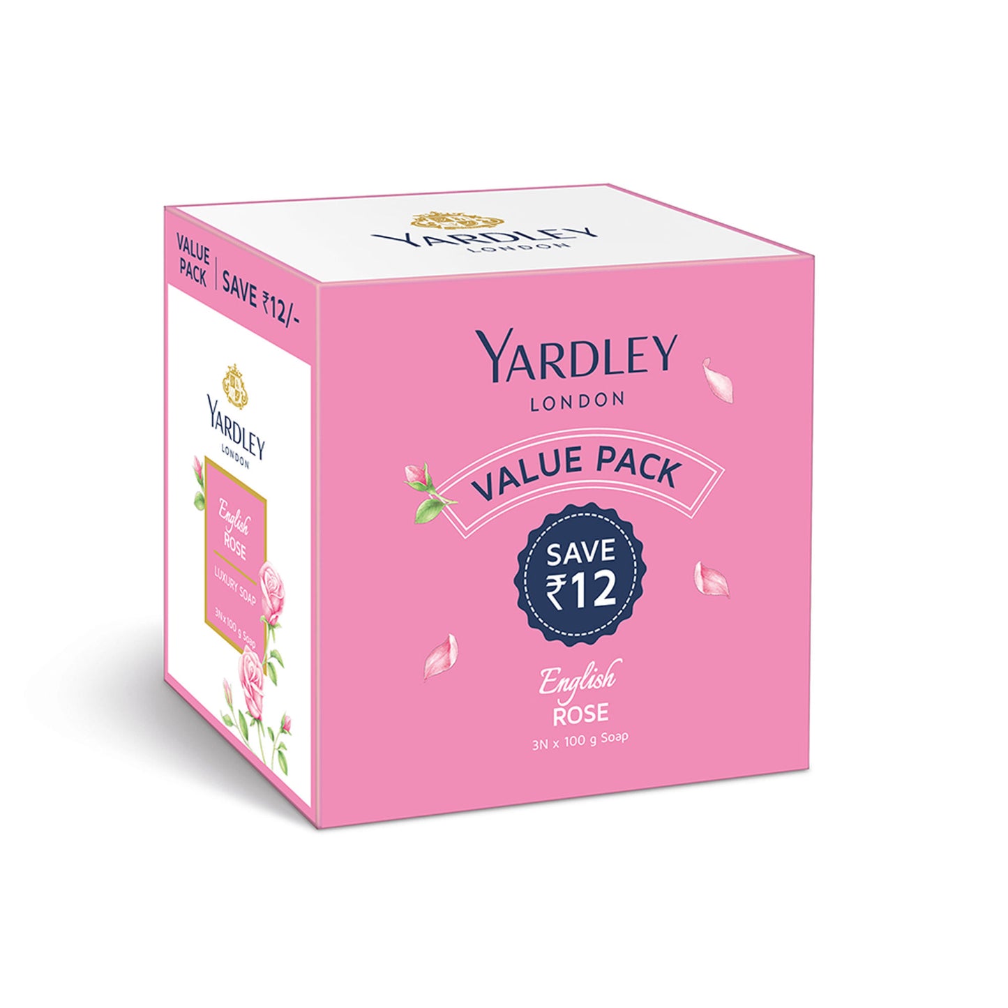 Yardley London English Rose Soap(Pack Of 3) Save RS. 30