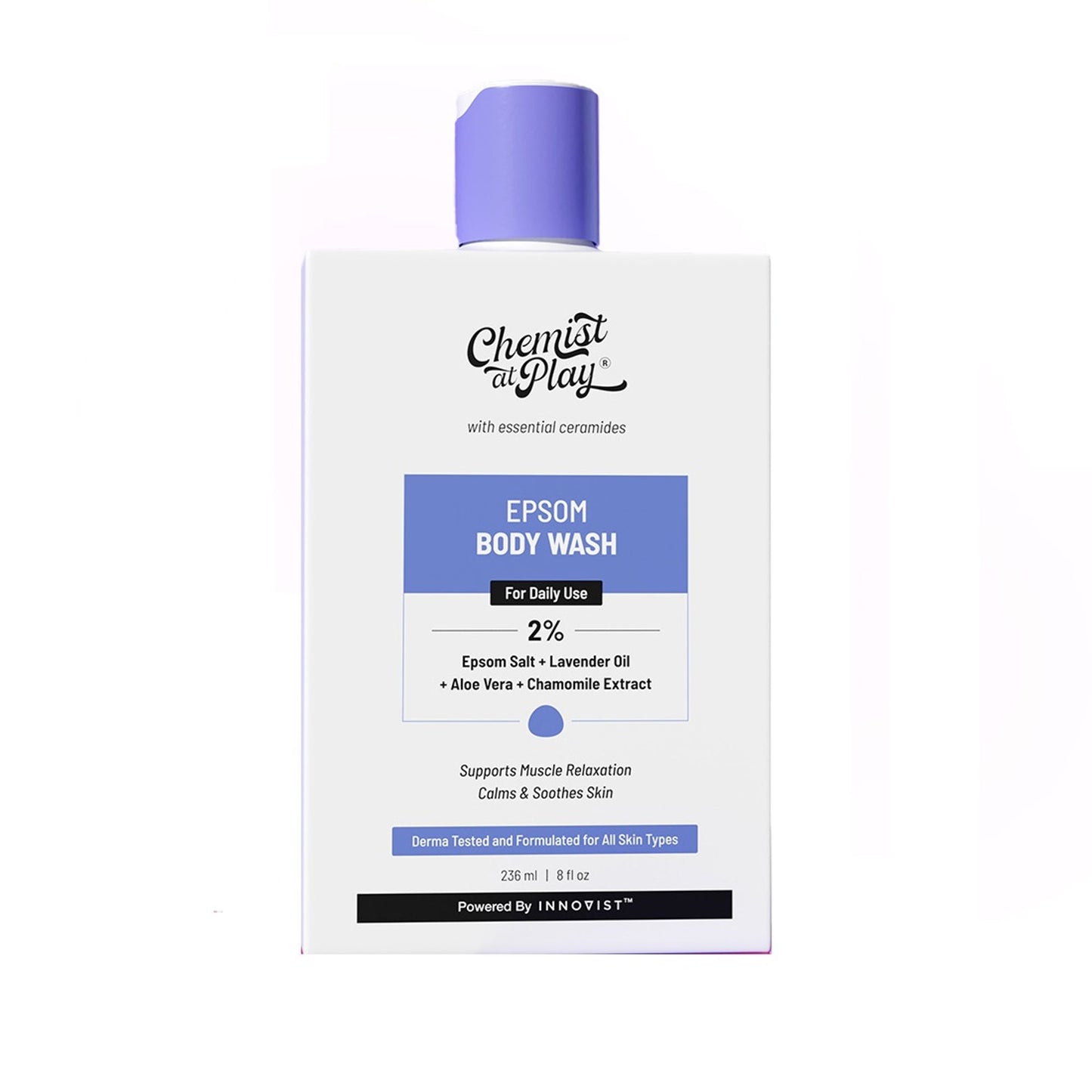 Chemist At Play Epsom Salt Body Wash, Relaxes Muscle Stiffness, Eases Post Workout Soreness