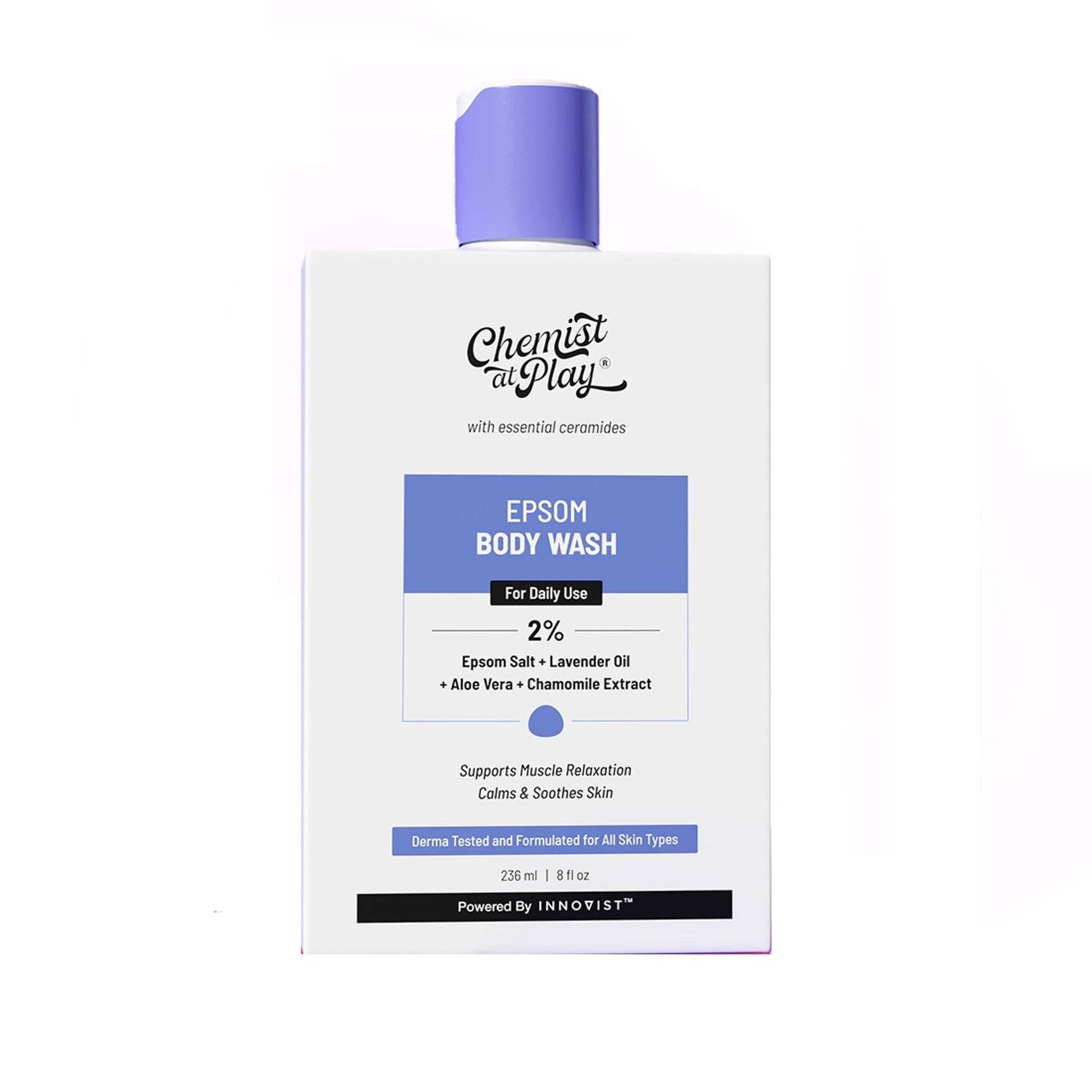 Chemist At Play Epsom Salt Body Wash, Relaxes Muscle Stiffness, Eases Post Workout Soreness