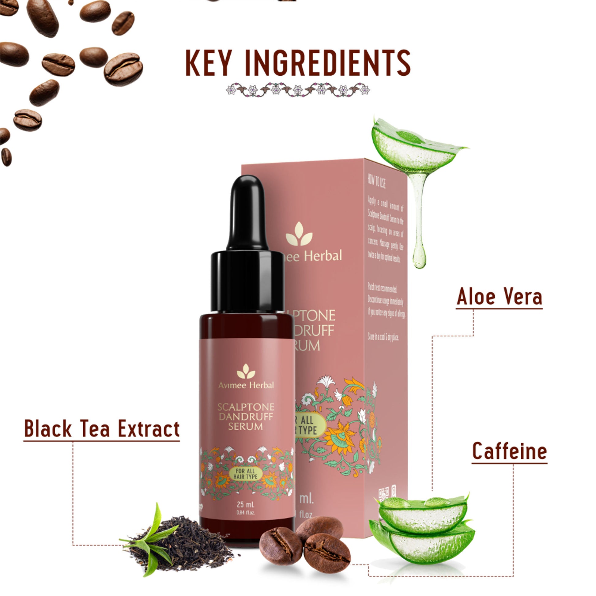 Avimee Herbal Scalptone Anti Dandruff Serum