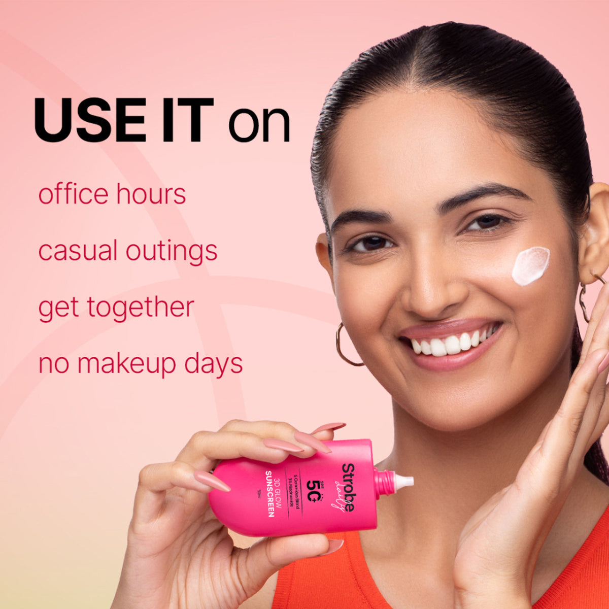 Sotrue Daily Strobe Cream for Radiant Glowing Skin, Hydrating Dewy Base with Instant Glow