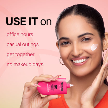 Sotrue Daily Strobe Cream for Radiant Glowing Skin, Hydrating Dewy Base with Instant Glow