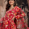Dhiyona SN Women's Floral Print Empire Kurta with Sharara & Dupatta