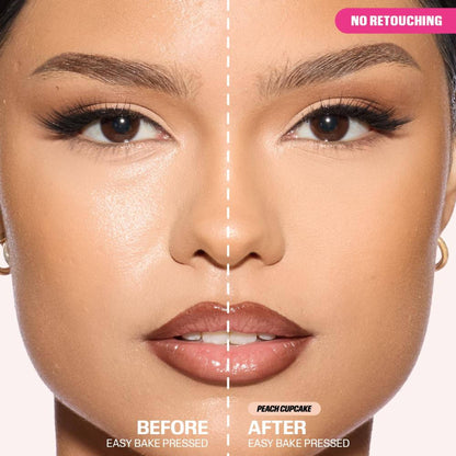 Huda Beauty Easy Bake Airbrush Matte Pressed Setting Powder - Peach Cupcake