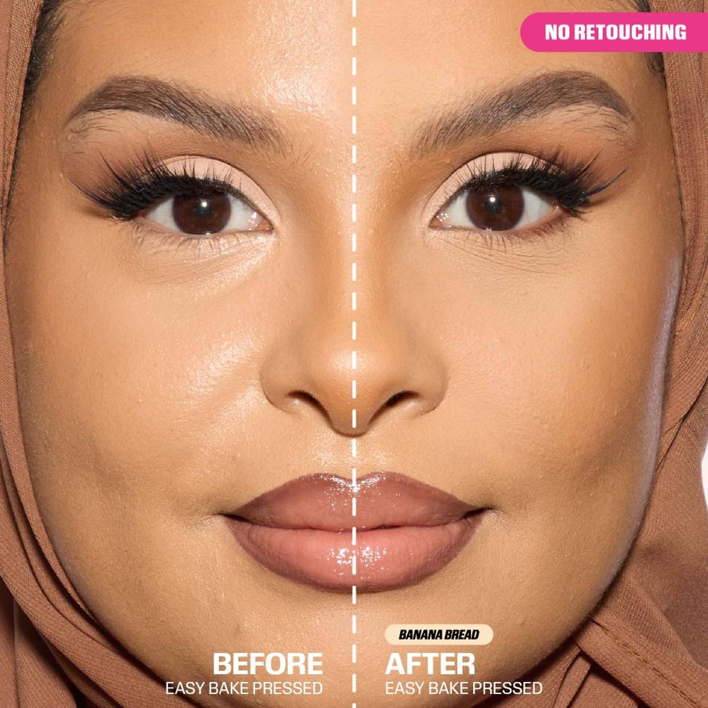 Huda Beauty Easy Bake Airbrush Matte Pressed Setting Powder - Banana Bread