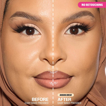 Huda Beauty Easy Bake Airbrush Matte Pressed Setting Powder - Banana Bread