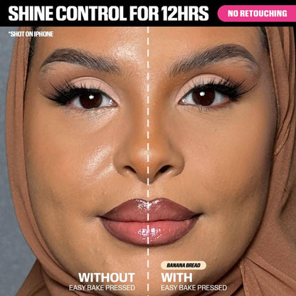 Huda Beauty Easy Bake Airbrush Matte Pressed Setting Powder - Banana Bread