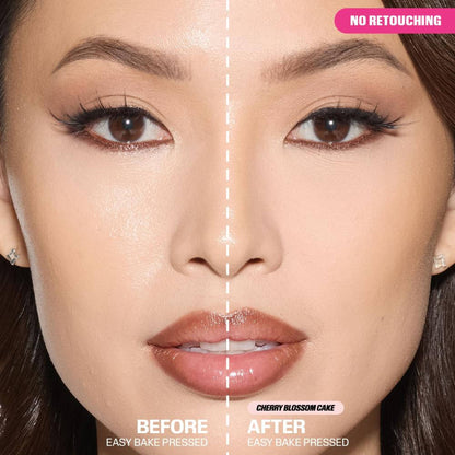 Huda Beauty Easy Bake Airbrush Matte Pressed Setting Powder - Cherry Blossom Cake