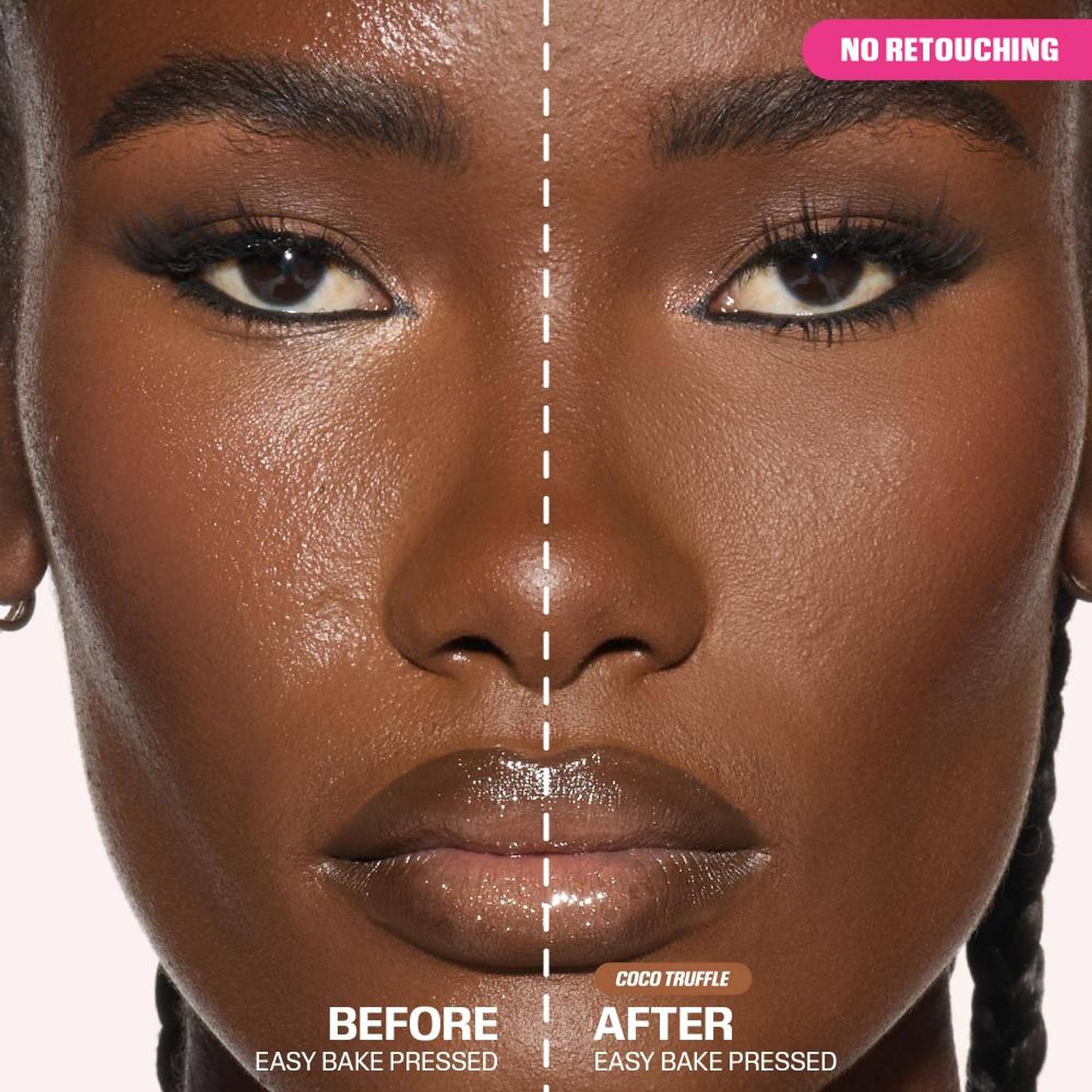 Huda Beauty Easy Bake Airbrush Matte Pressed Setting Powder - Coco Truffle