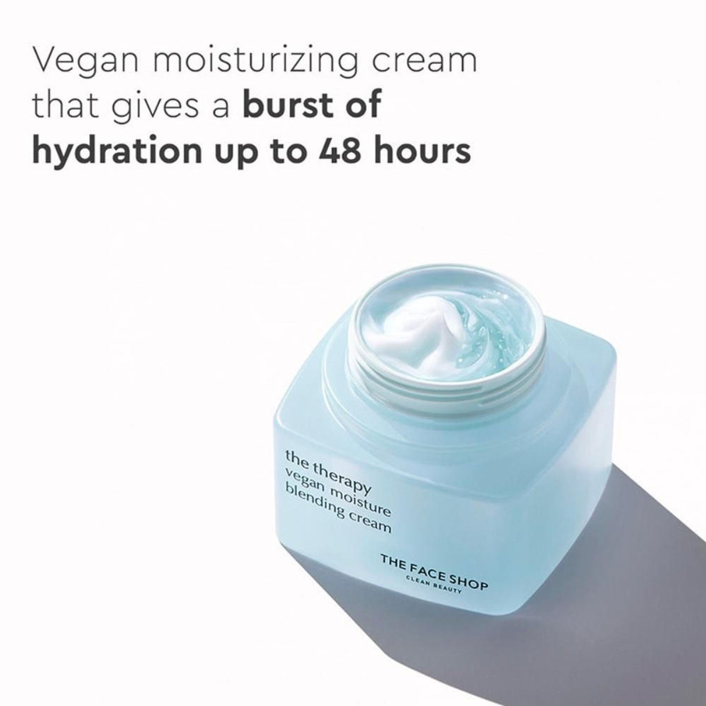 The Face Shop The Therapy Vegan Moisture Blending Cream With Niacinamide, Gives 48Hr Hydration