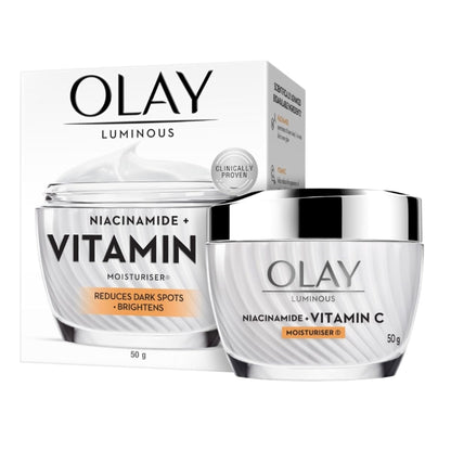 Olay Luminous Niacinamide and Vitamin C Moisturiser