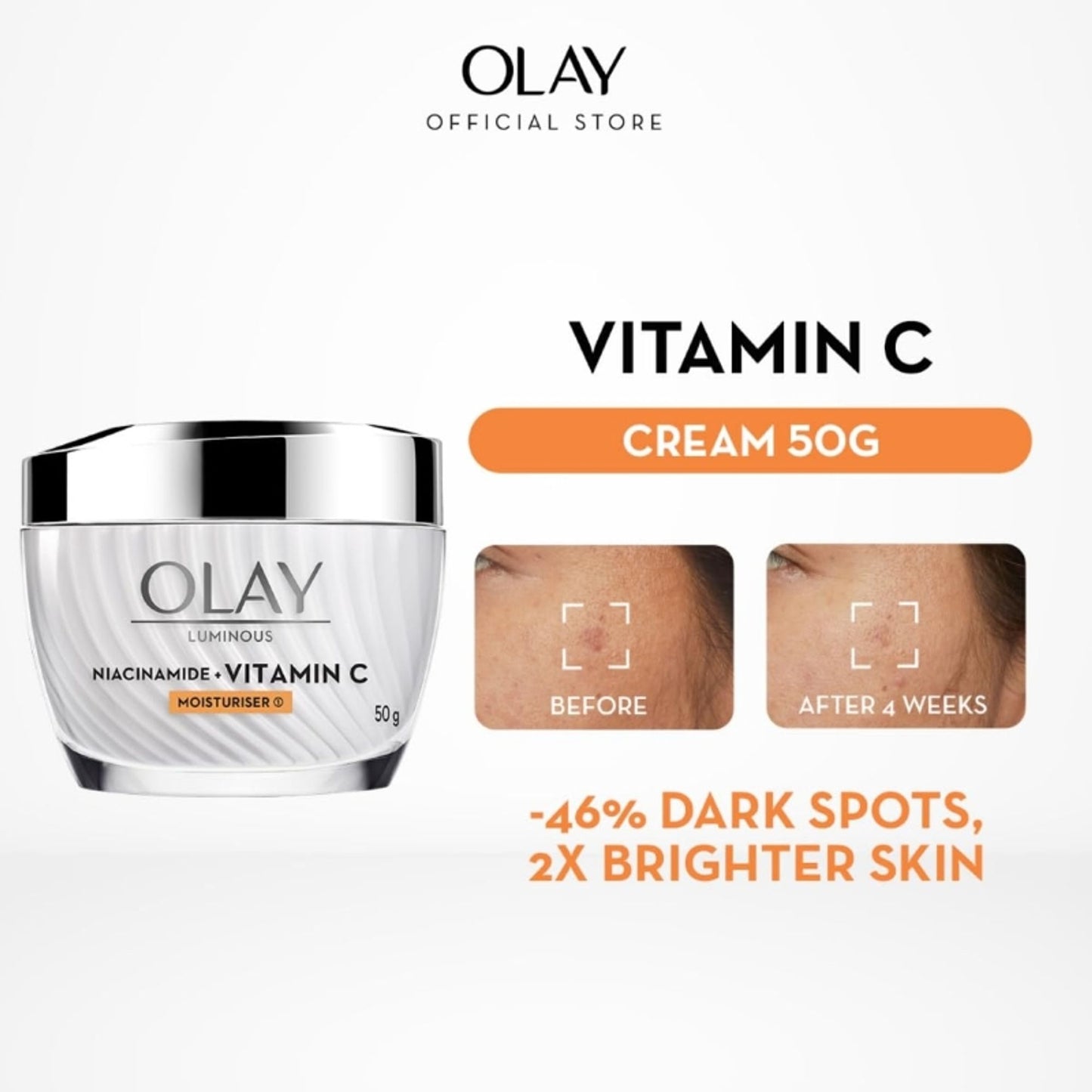 Olay Luminous Niacinamide and Vitamin C Moisturiser