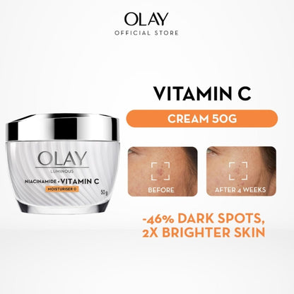 Olay Luminous Niacinamide and Vitamin C Moisturiser