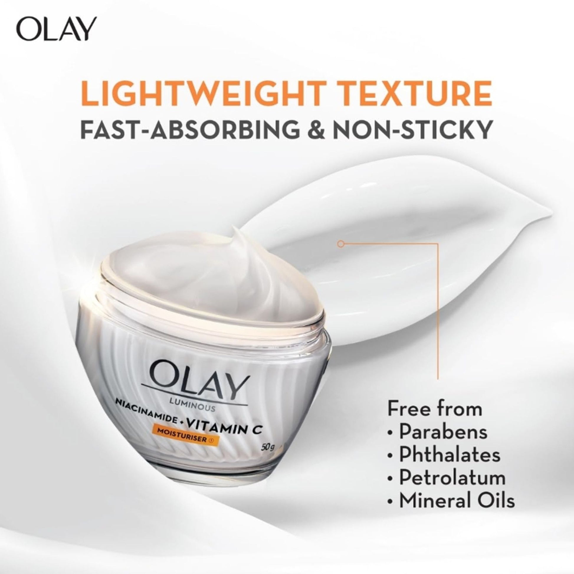 Olay Luminous Niacinamide and Vitamin C Moisturiser