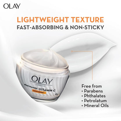 Olay Luminous Niacinamide and Vitamin C Moisturiser