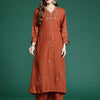 Dhiyona IE Embroidered Thread Work Kurta with Trousers