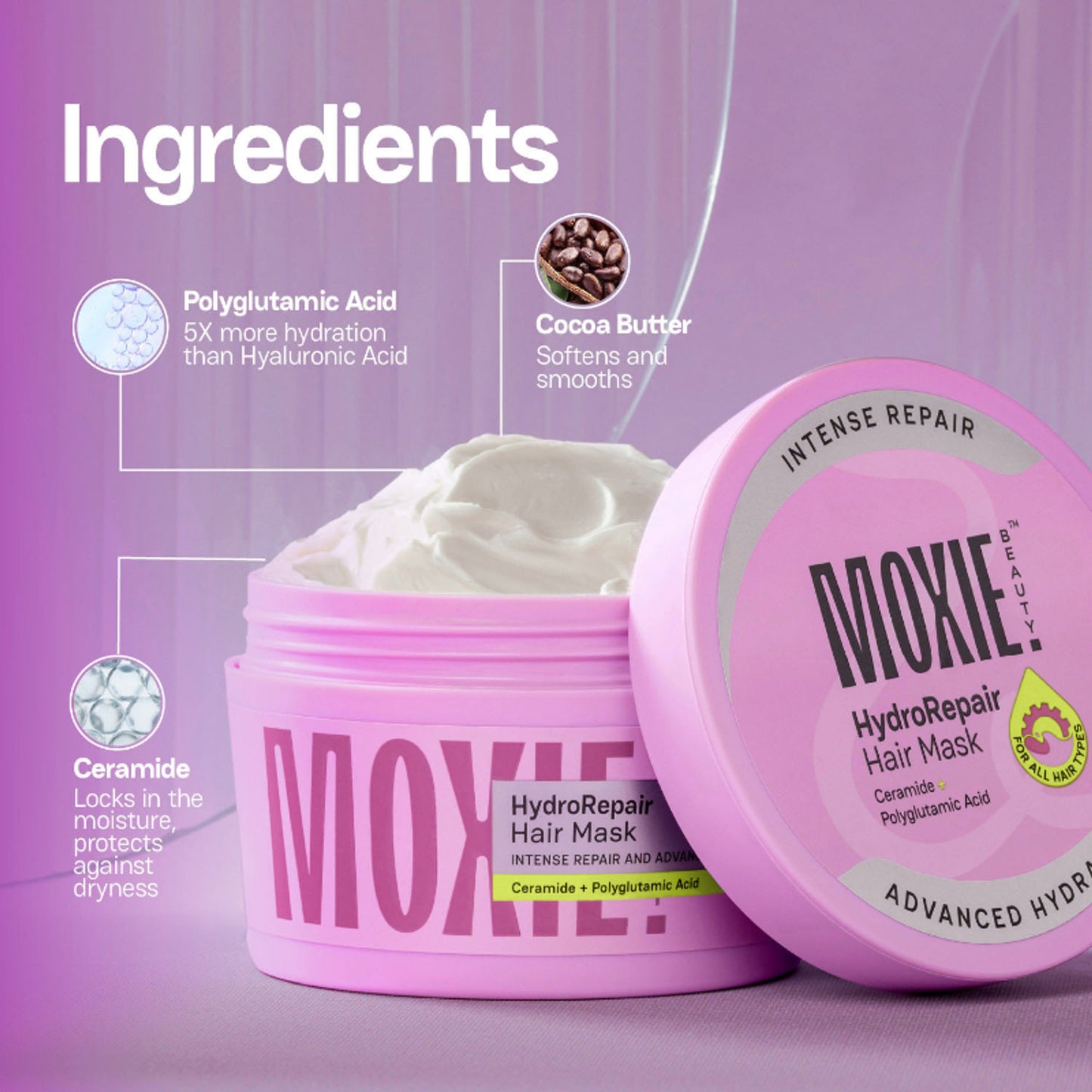 Moxie Beauty HydroRepair Hair Mask