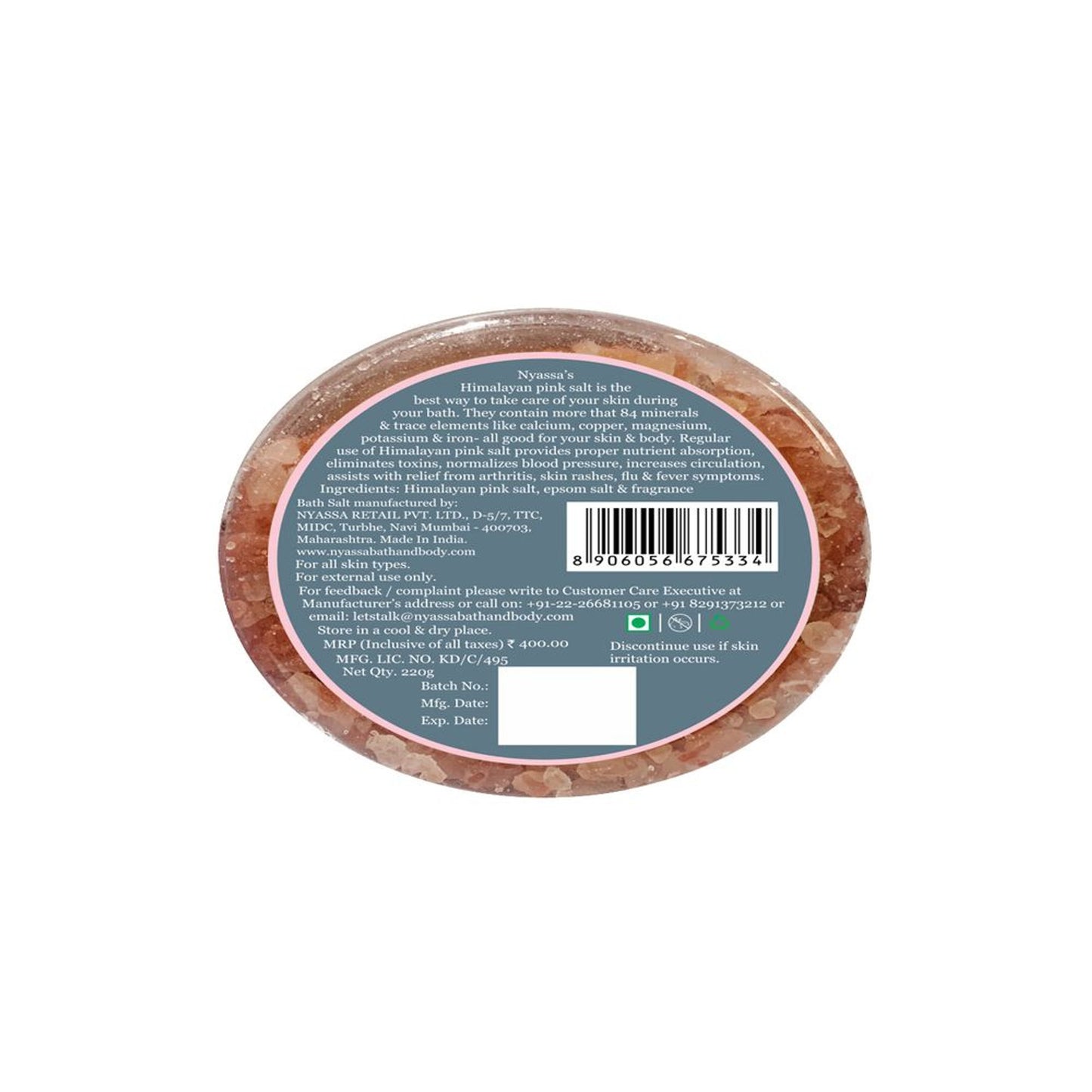 Nyassa Himalayan Pink Salt