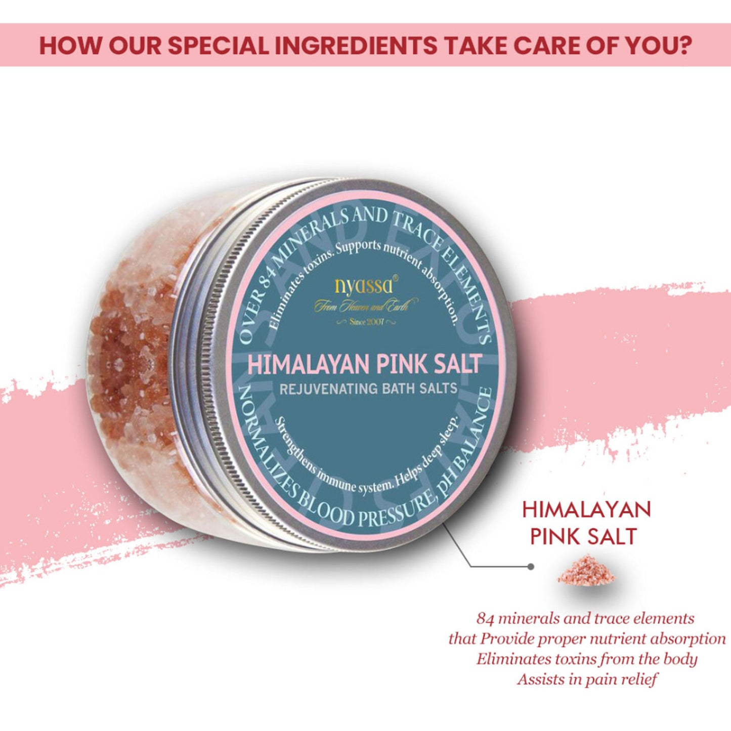 Nyassa Himalayan Pink Salt