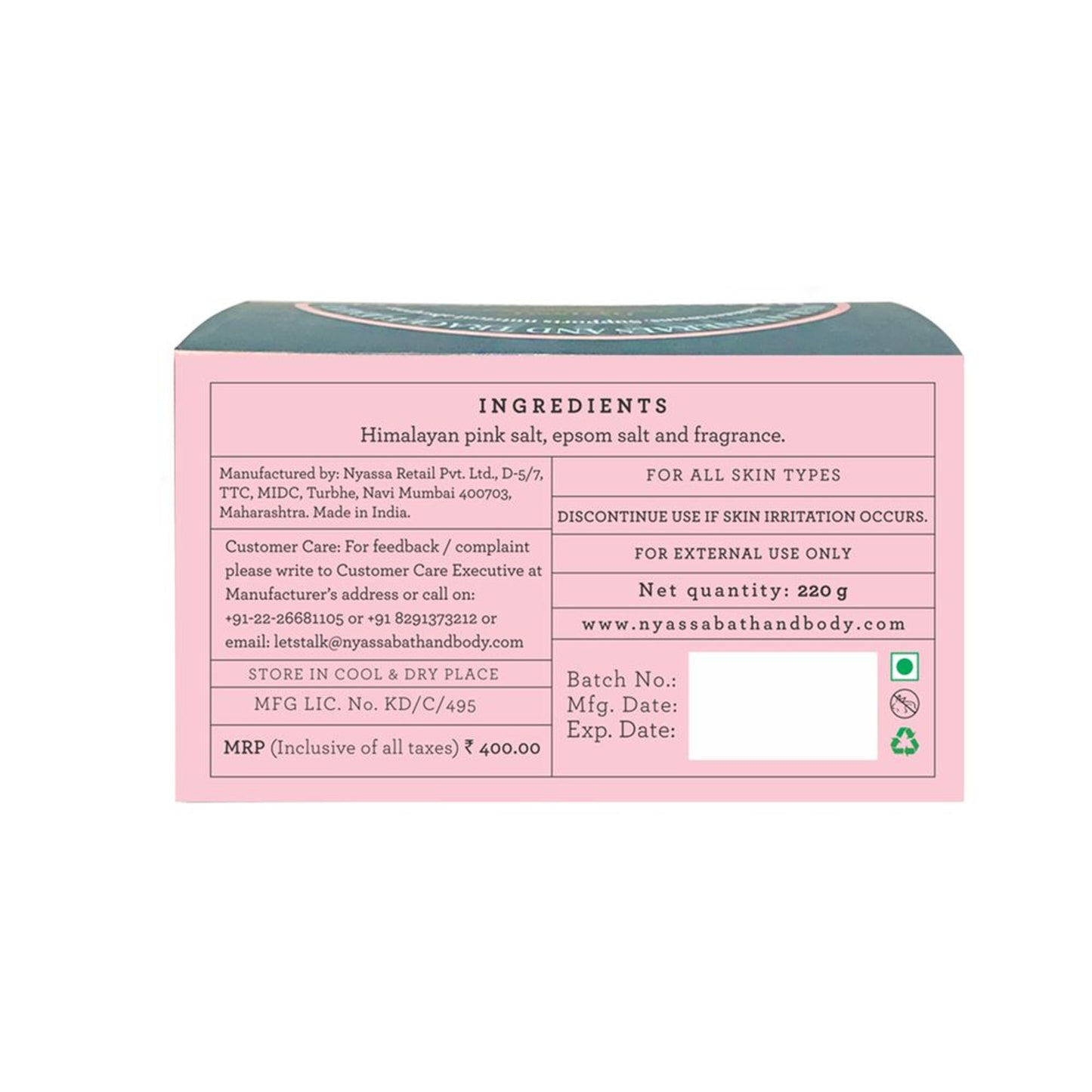 Nyassa Himalayan Pink Salt