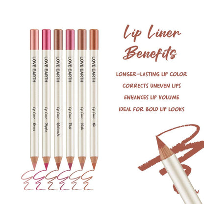 Love Earth Lip Liner Everyday Nudes - Make Make
